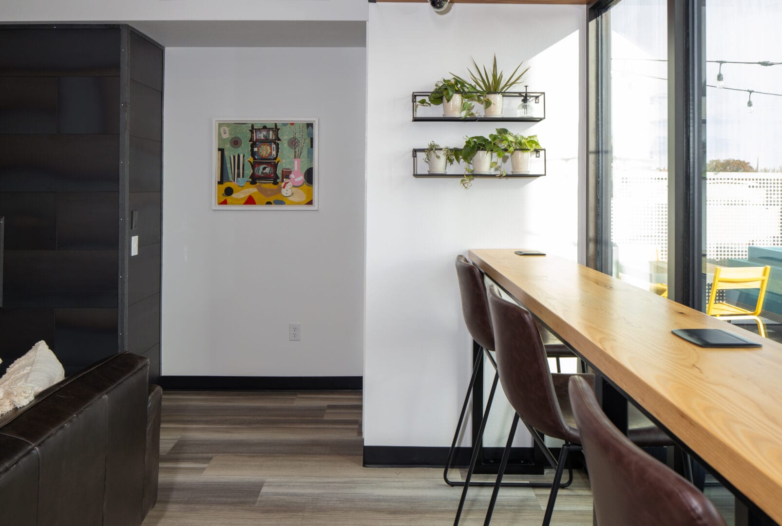 Club Room Remote Work Stations